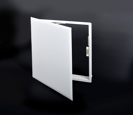12"x12" Flush Universal Access Door with Hidden Flange, Magnet Pantograph Hinge, Cendrex
